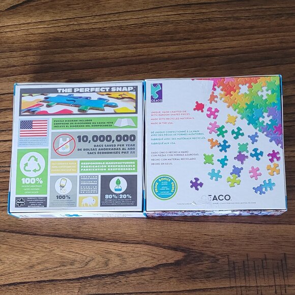 Bundle of 2 Winter-Themed 1000-Piece Puzzles - Picture 2 of 2